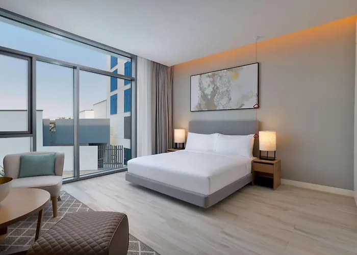 Estúdio adaptado para pessoas com mobilidade reduzida com cama king